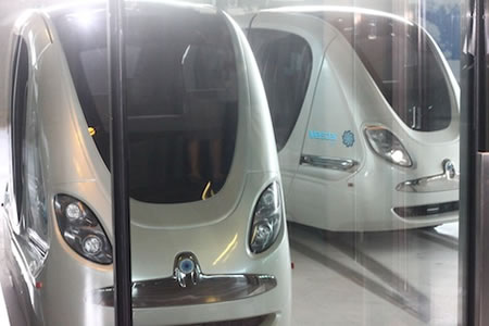 Masdar City s Personal Rapid Transit system is green with low emissions