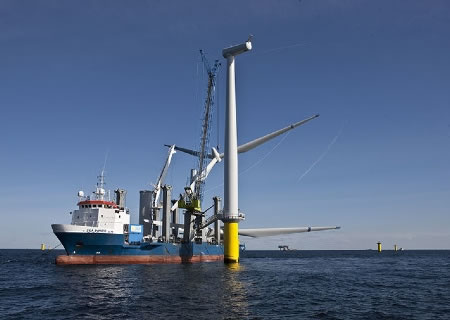 World’s largest offshore wind farm, $1billion Horns Rev 2 starts work